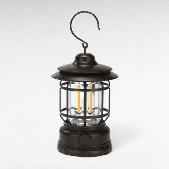 Oplaadbare Camping Lantaarn met Dimbare LED en Vintage Design