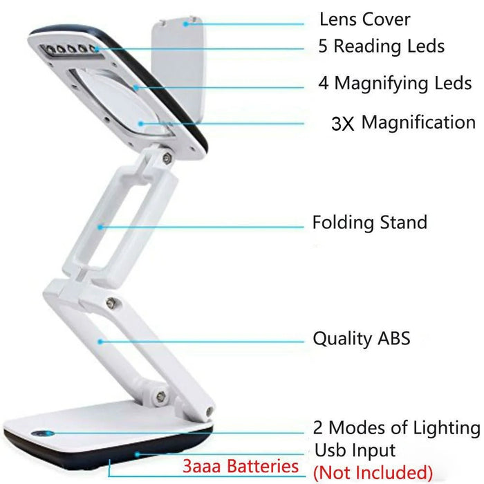 BrightView Vergrootlamp – Duidelijk Lezen en Comfortabel Werken