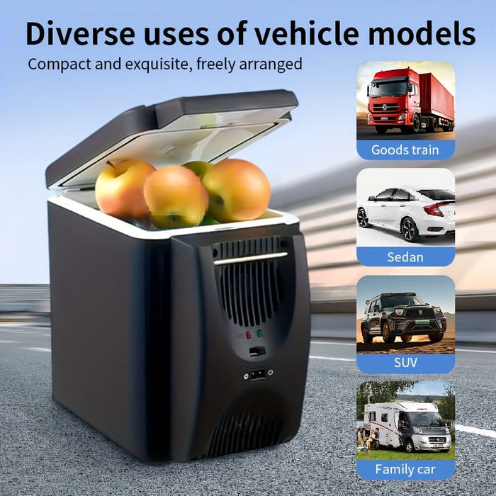 Kannettava 6 litran minijääkaappi autoiluun, matkustamiseen ja retkeilyyn