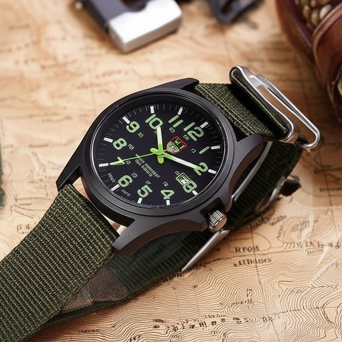 Herrklocka för utomhusbruk – Robust, vattentålig och sportig