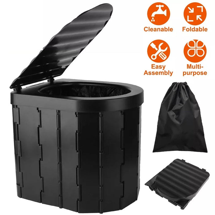 Opvouwbaar Campingtoilet – Stevig & Draagbaar