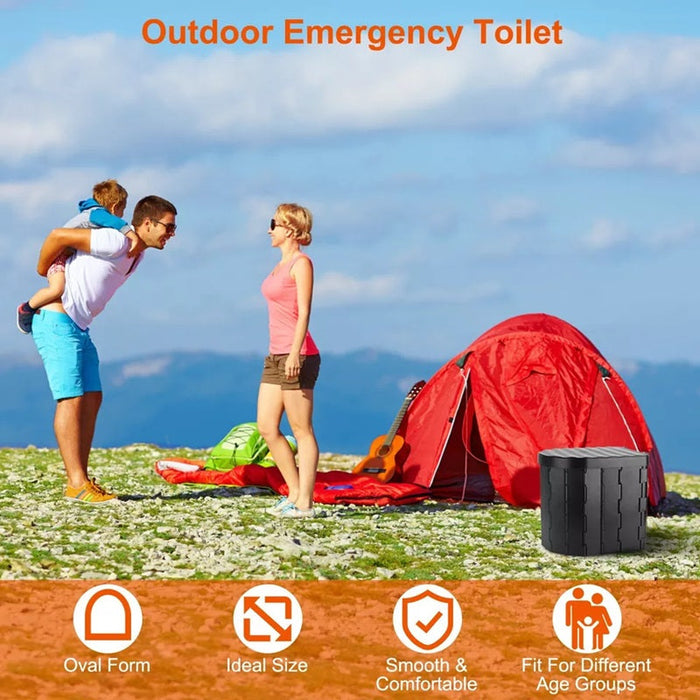 Opvouwbaar Campingtoilet – Stevig & Draagbaar