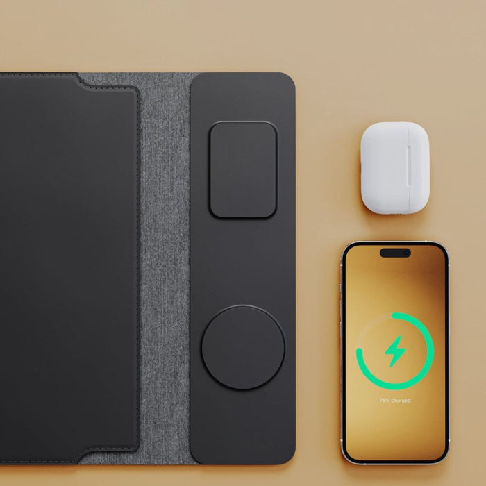 PowerDesk Sleeve – Slimme Laptophoes met Draadloze Oplaadfunctie