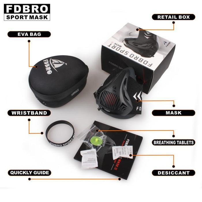 Professioneel Trainingsmasker – Versterk Longcapaciteit en Conditie