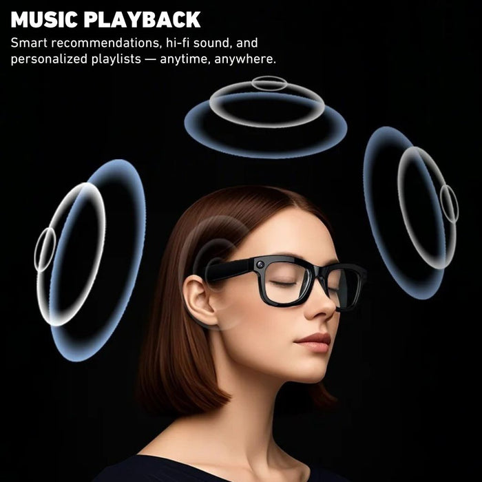 VisionX Smartglasses – Slimme Bril met Camera en Audio in Stijlvol Design