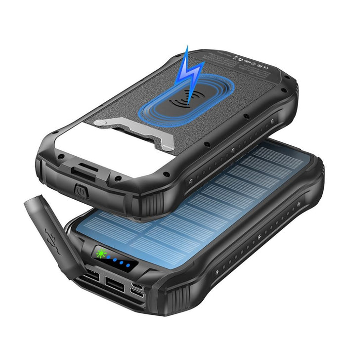 Zonne-energie Powerbank – Draagbare Oplader met Hoge Capaciteit