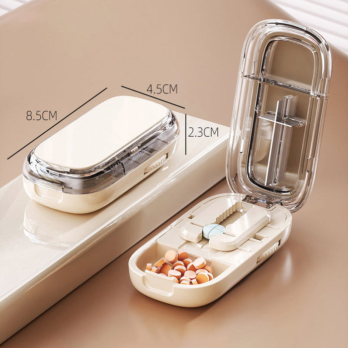 Slimme Pillensnijder met Opbergruimte – Precies en Handig voor Dagelijks Gebruik