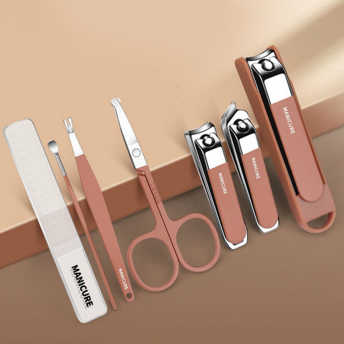 Täydellinen manikyyri-setti unisex kynsienhoitoon ja päivittäiseen groomingiin