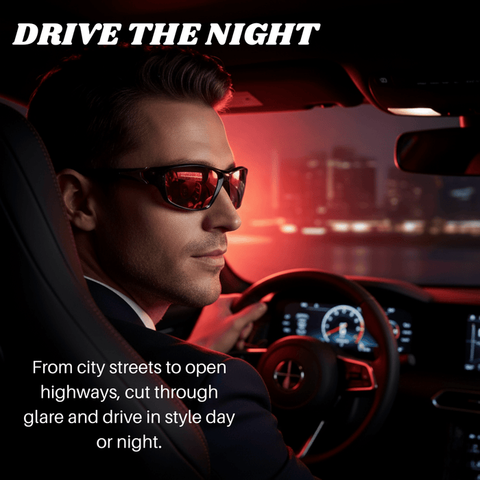 Occhiali da Sole Polarizzati Unisex con Protezione UV400 per Giorno e Notte