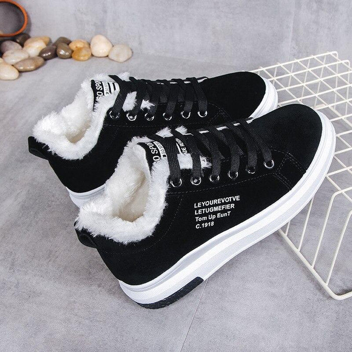 Wolf Warme Sneakers voor Dames - Trendy Sneakers voor Koude Dagen
