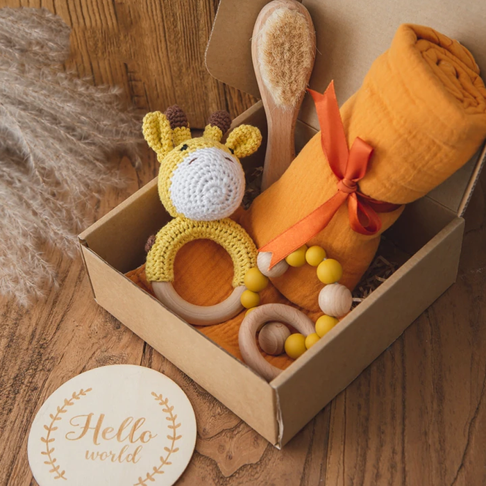 Luxe Baby Giftbox – Warme Welkomstset voor Pasgeborenen